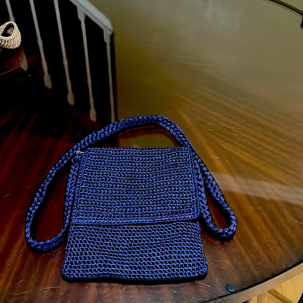 The Sak Navy blue cross body bag